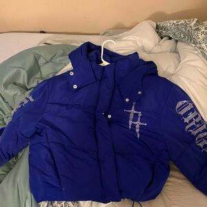 Blue Women's Puffer Jacket